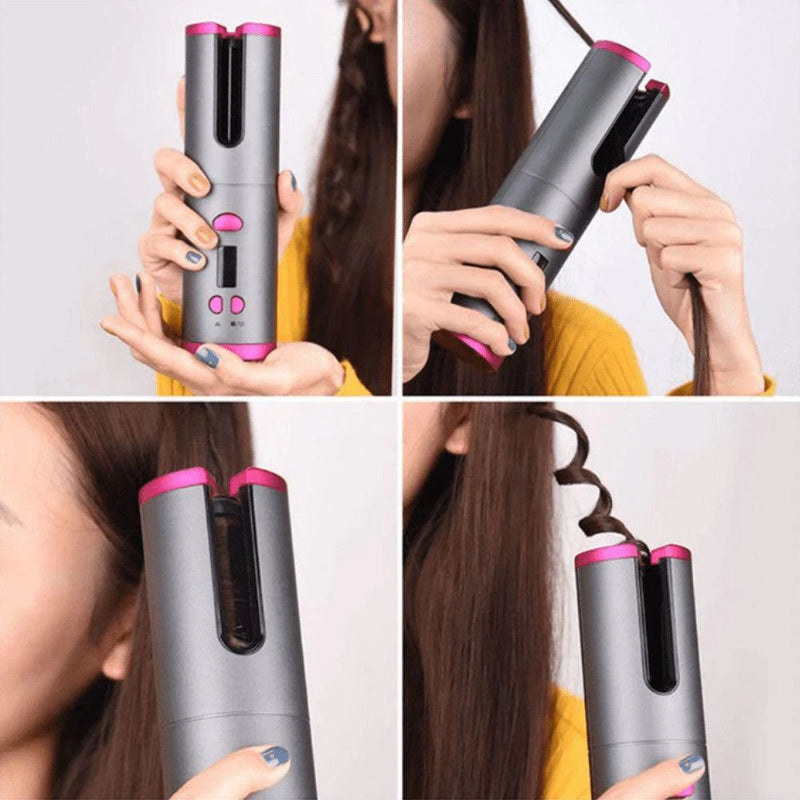 Portable Curler Cordless Curl Usb Hair Curl